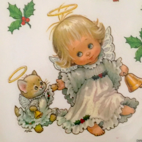 Angel Vinyl  Decals - REUSABLE - Made in the USA - Picture 3 of 7